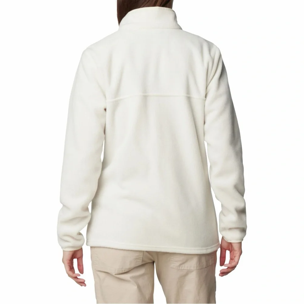 Columbia Fleece Pullover Cream Tan size Medium - Picture 11 of 11
